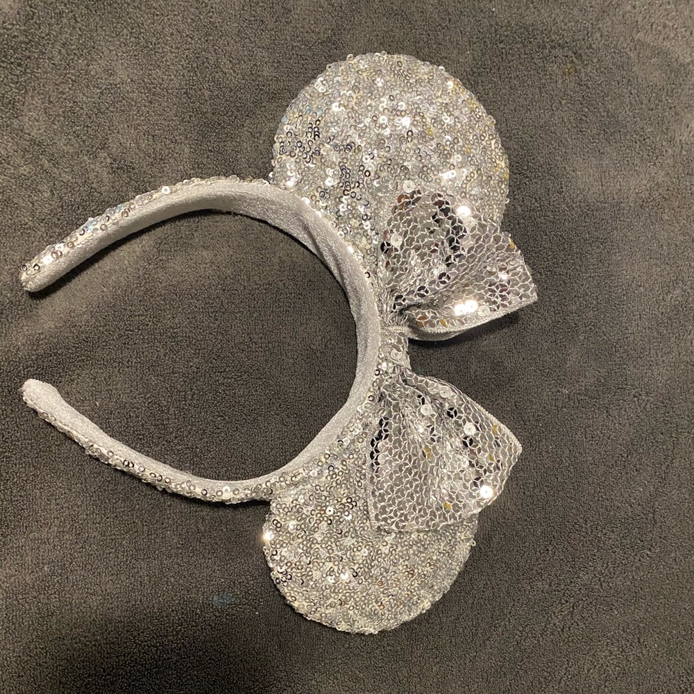Offical Disney Silver Minnie Ears